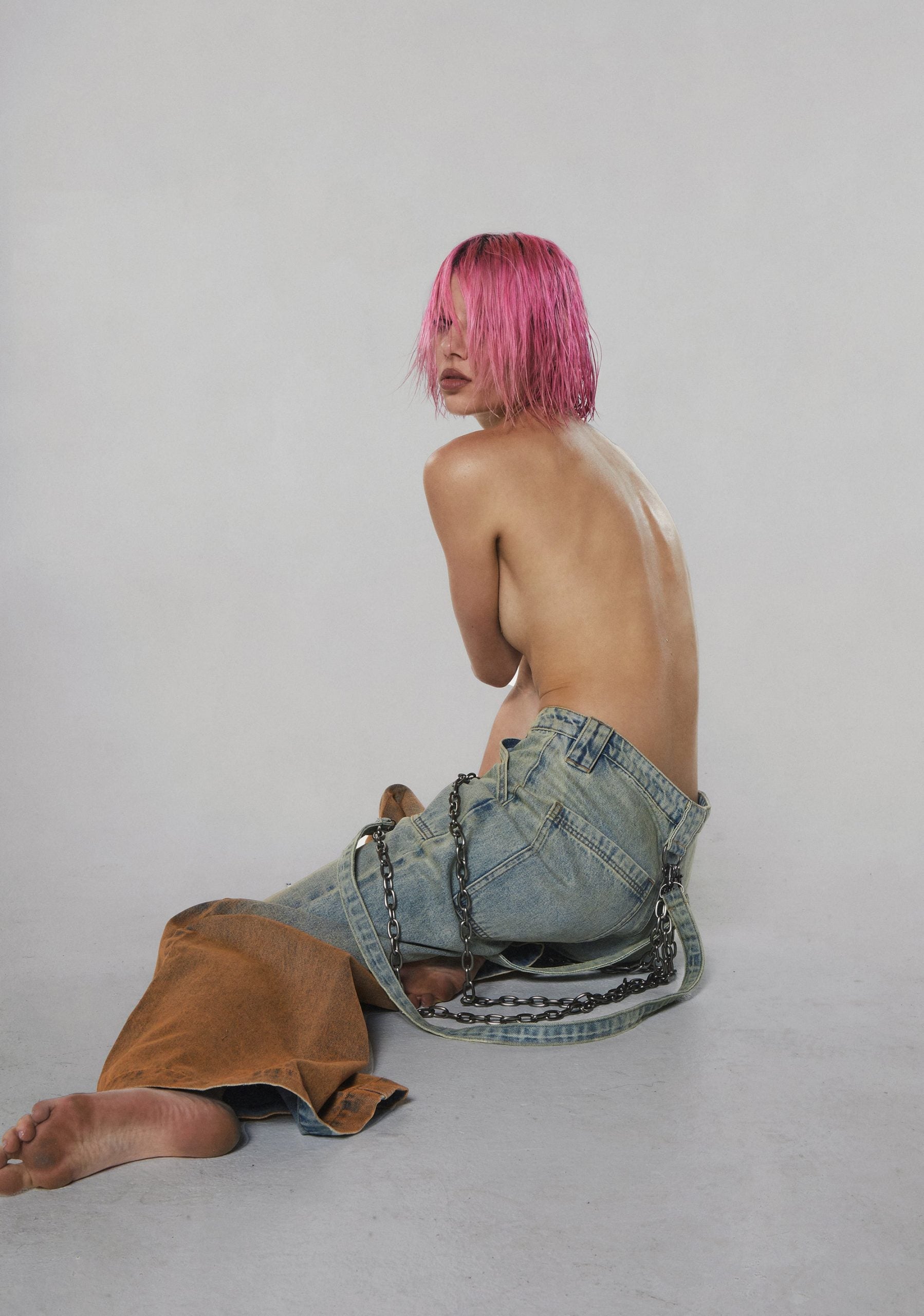 Angry Texts Denim Jeans