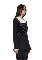 Decoded Messages Dress And Vest Set