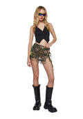 Fluorescent Eden Mini Skirt
