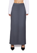 Executive Suite Maxi Skirt – Gray