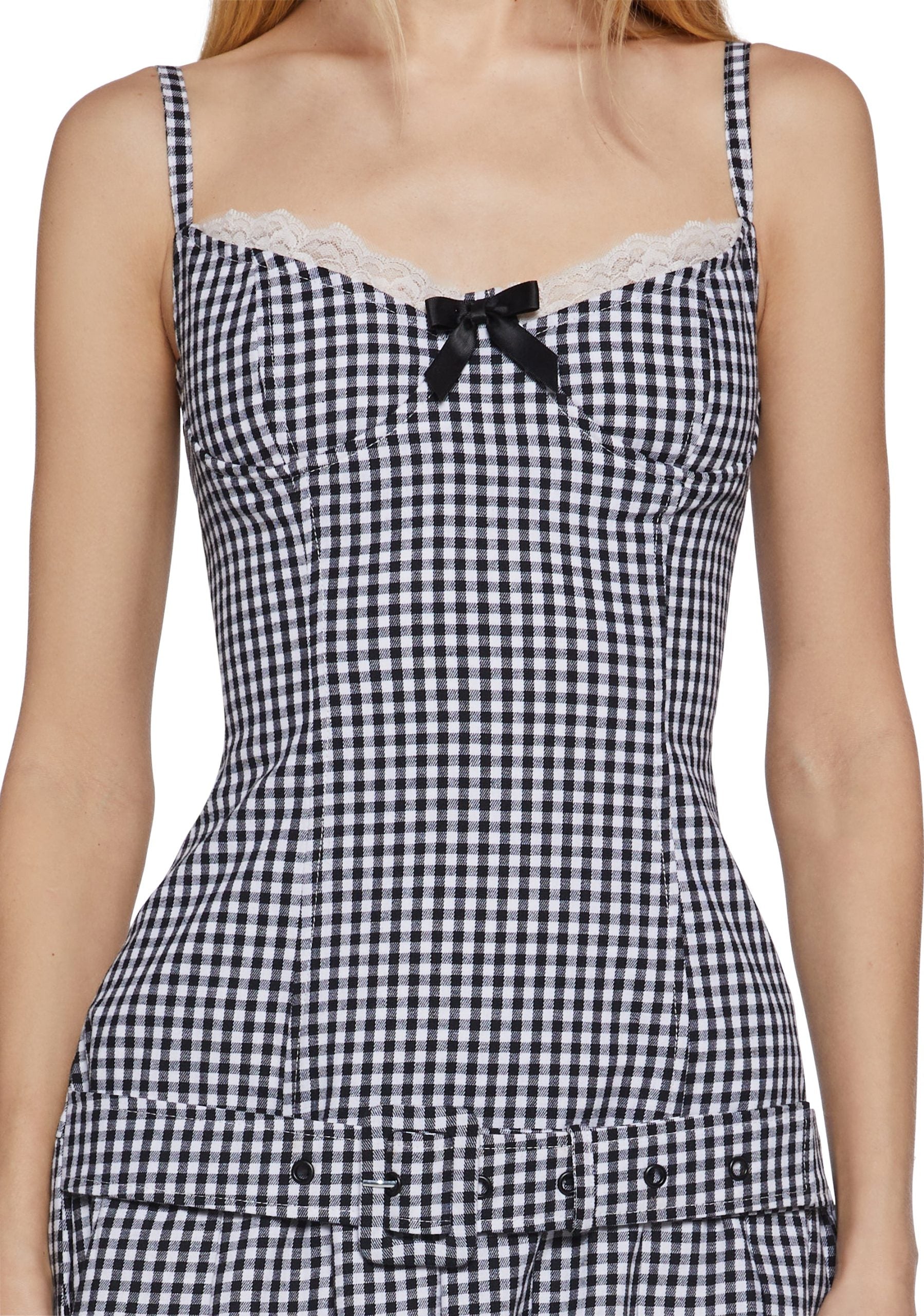 Love Spark Gingham Dress
