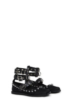 Killer Ballerina Ballet Flats – Black