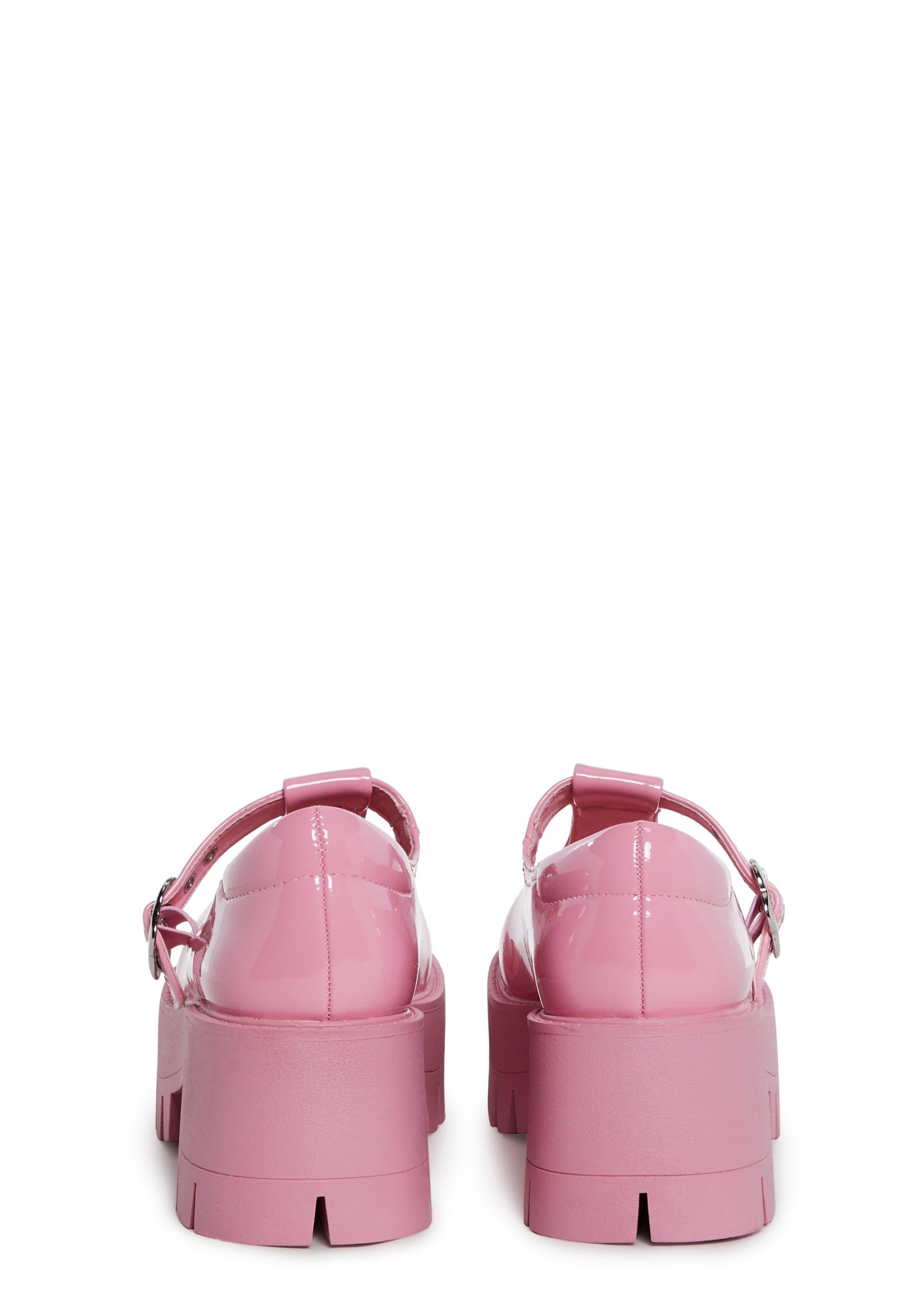 Playful Prelude Platform Mary Janes – Pink
