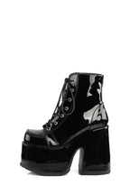 Camel-203 Platform Ankle Boots