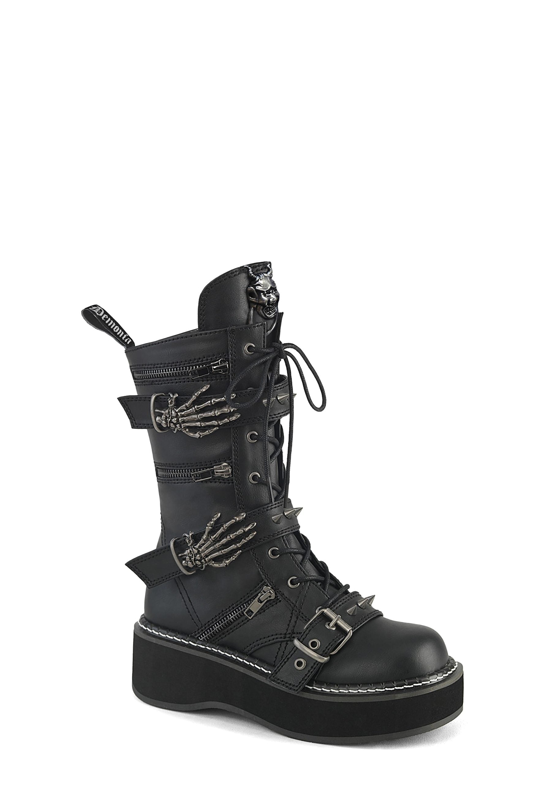 Emily-82 Platform Mid-Calf Boots
