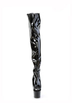 Adore-3017 Platform Thigh High Boots-Black