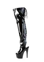 Adore-3017 Platform Thigh High Boots-Black