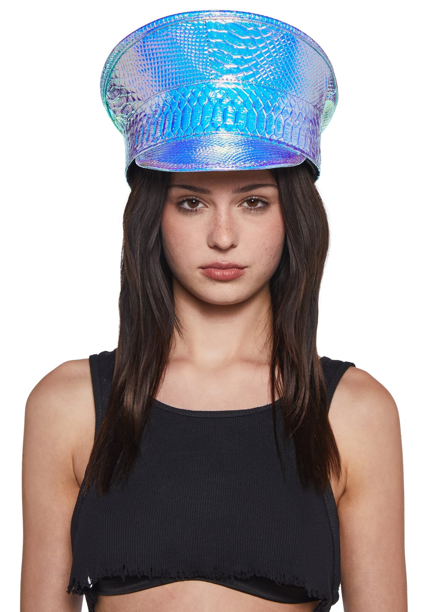Vinyl Captain Hat – Snake