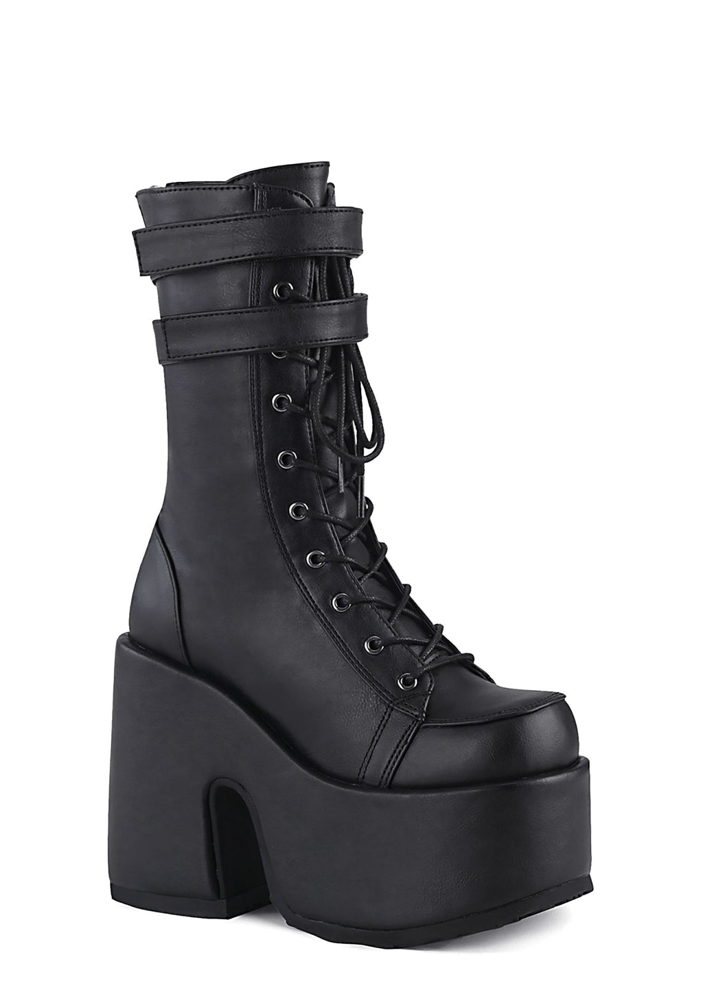 CAMEL-250 Platform Mid-Calf Boots