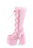 Camel-311 Platform Knee High Boots