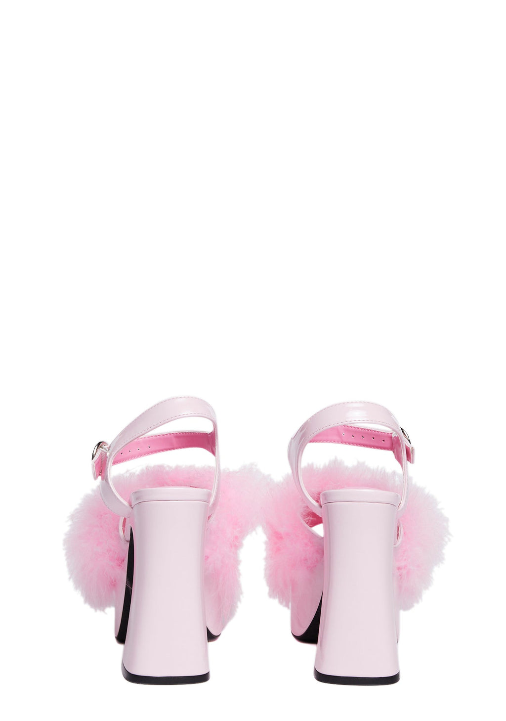 Blushin’ N’ Crushin’ Marabou Heels