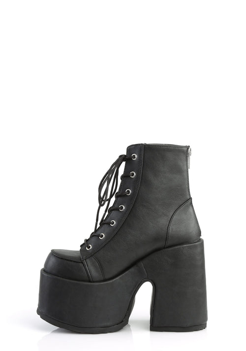 Camel-203 Platform Ankle Boots