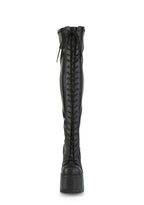 Camel-300 Platform Thigh High Boots
