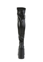 Camel-300 Platform Thigh High Boots