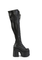 Camel-300 Platform Thigh High Boots