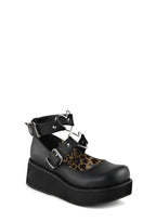 Spirite-02 Platform Mary Janes – Black