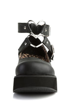 Spirite-02 Platform Mary Janes – Black