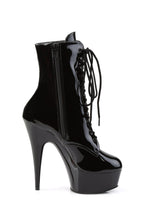 Delight-1020 Platform Ankle Boots-Black