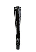 Adore-3000 Platform Thigh High Boots-Black