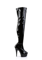 Delight-3000 Platform Thigh High Boots-Black