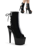 Adore-1018 Platform Ankle Boots-Black