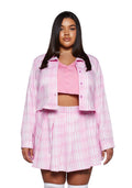 Plus Queen Plastic Costume Set