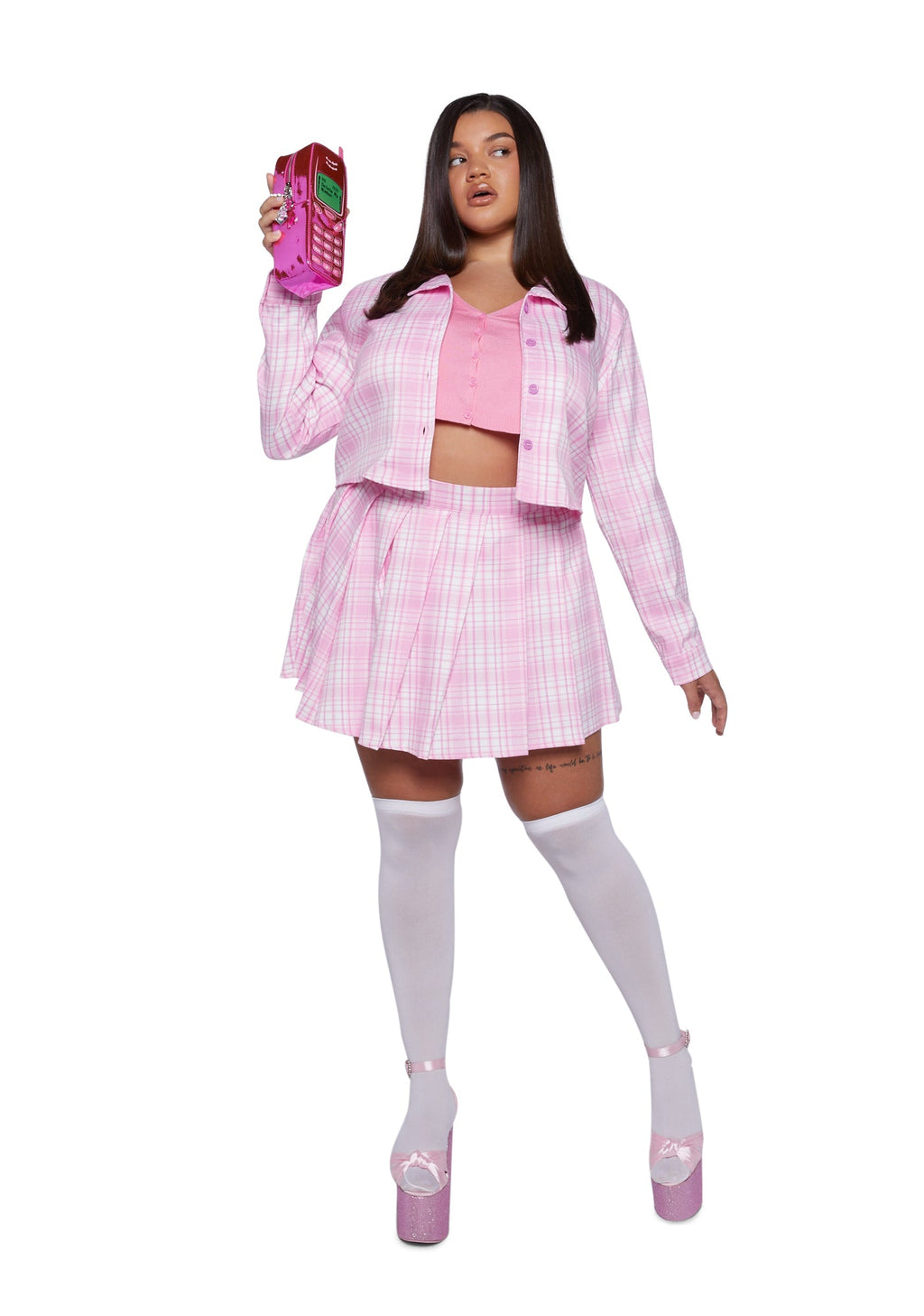 Plus Queen Plastic Costume Set
