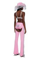 Giddy Up Rhinestone Cowgirl Costume – Pink