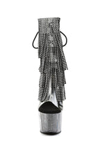 Adore-1017SRS Platform Ankle Boots-Clear