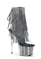 Adore-1017SRS Platform Ankle Boots-Clear