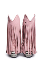 Pink West C6 Fringe Cowboy Boots