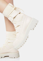 First To Board Platform Ankle Boots