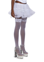 Ruffle Your Feathers Petticoat Skirt – White