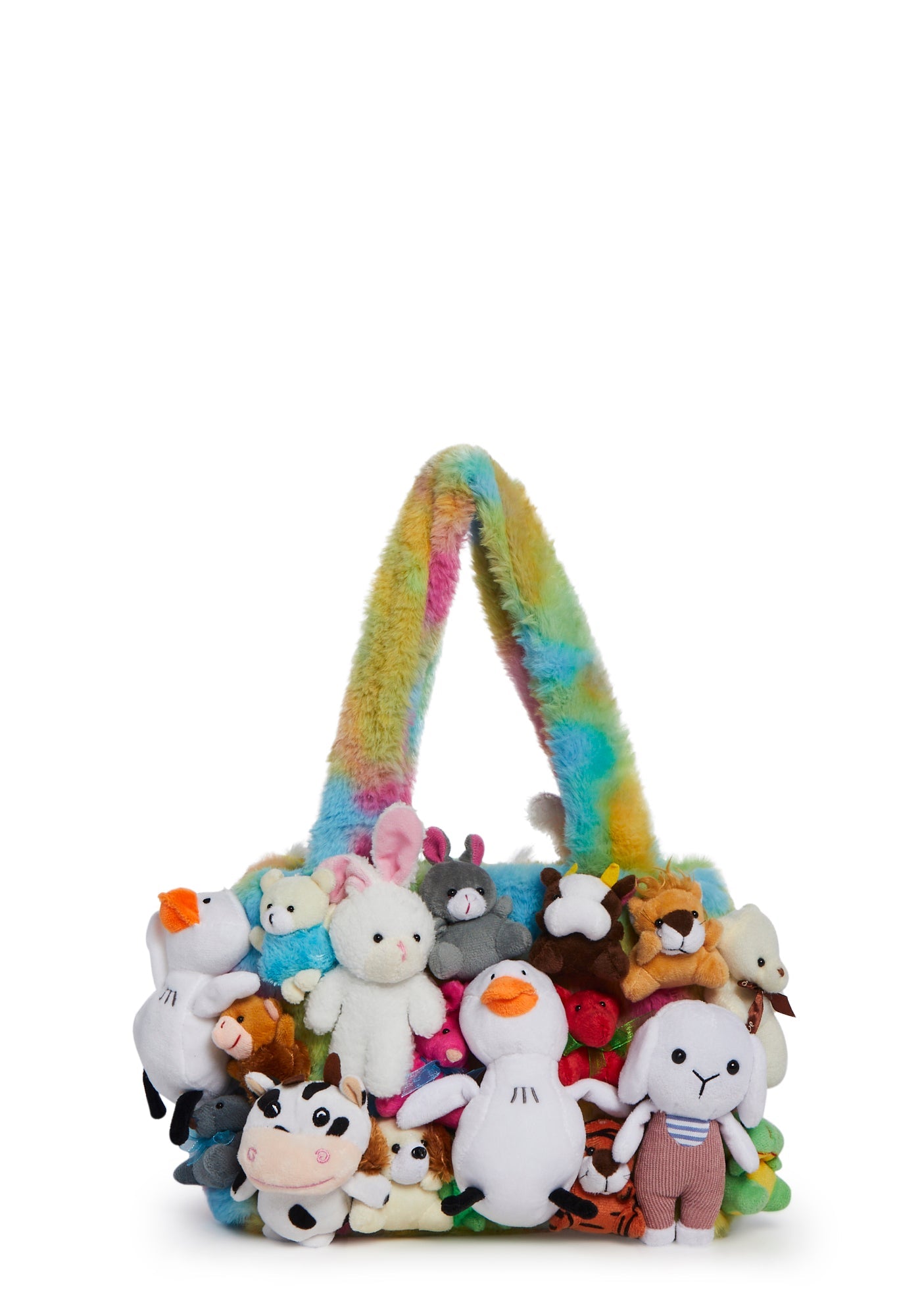 Fun N’ Games Plush Tote – Tie Dye