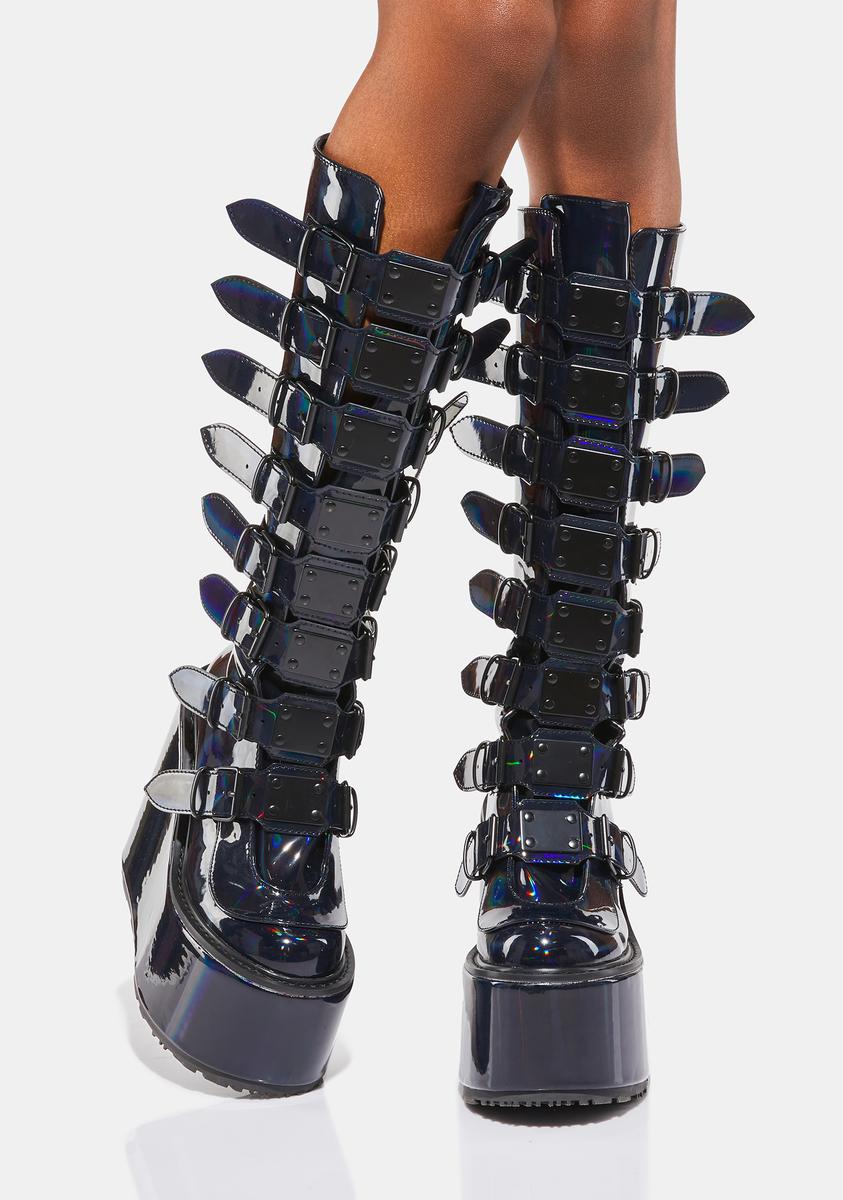 Swing-815 Platform Knee High Boots