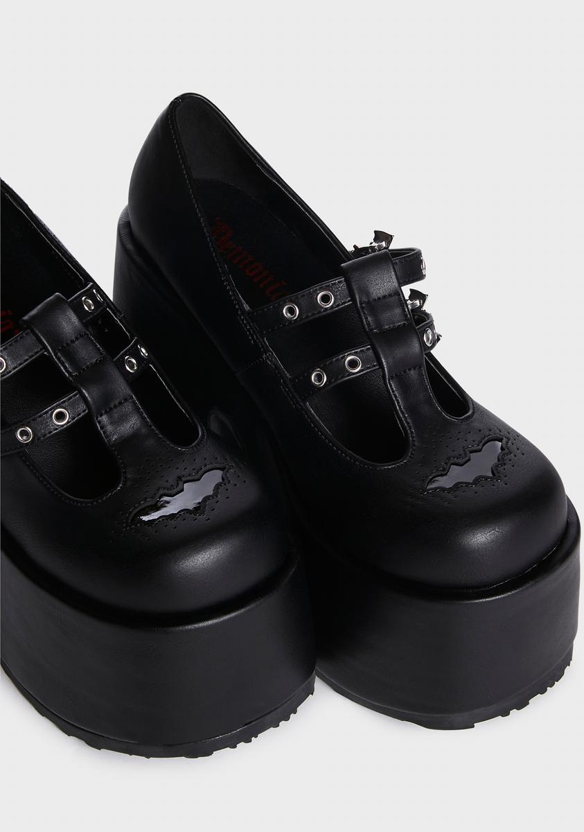 Camel-55 Platform Mary Janes